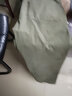 沐秋高級感簡約垂感闊腿工裝褲子男秋季新款純棉透氣寬松直筒休閑褲男 軍綠 M(體重100-120斤) 曬單實(shí)拍圖