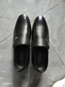 老人頭皮鞋男冬季男士商務(wù)正裝鞋透氣真皮男鞋舒適皮鞋內增高款男鞋 四季款-內增高款-黑色 40 曬單實(shí)拍圖