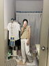 沂懿白色牛仔褲女休閑褲子2025新款窄版直筒褲垂墜感高腰長(cháng)褲顯瘦寬松 牛仔闊腿褲【白色】 L 曬單實(shí)拍圖
