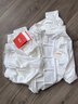 李寧（LI-NING）太極服夏季新款太極練功服裝竹節(jié)牛奶絲太極拳八段錦武術表演服裝 李寧-白色（男女同款） M身高165-170cm體重120-140斤 曬單實拍圖