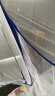 艾薇 学生蚊帐宿舍 蒙古包蚊帐 单开门 1.2米 深蓝色【免安装 上下铺通用】 实拍图