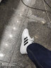 阿迪達斯（adidas）板鞋男鞋  2025秋季新款時(shí)尚輕便緩震小白鞋皮面運動(dòng)休閑鞋 經(jīng)典款/EVA緩震中底/白色/ 小白鞋 39 (240mm) 曬單實(shí)拍圖