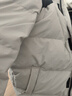 探路者（TOREAD）鵝絨羽絨服面包服戶外防風(fēng)防潑水短款棉服保暖連帽外套男女劉昊然 山影灰黑色 L 曬單實(shí)拍圖