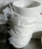 潔雅杰陶瓷碗中式白瓷小碗家用4.5英寸米飯碗喝湯碗面碗套裝10只裝 曬單實(shí)拍圖