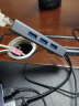 毕亚兹 USB/Type-C双口分线器 百兆有线网卡 RJ45网口转换器  苹果电脑网线接口拓展HUB扩展接口坞延长线 实拍图