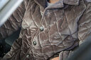 韓彩睡衣男夾棉冬季加絨加厚三層保暖省服男士居家服套裝 卡其XL 曬單實(shí)拍圖