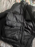ANDSEEYOU 潮牌男士羽絨服 冬季新款時(shí)尚休閑羽絨衣青年保暖外套精品男裝 黑色 M 曬單實(shí)拍圖