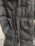 斐莉玥白鴨絨羽絨服女中長款過膝2025年冬季新款韓版寬松加厚保暖外套潮 黑色 S 【80-130斤】 曬單實拍圖