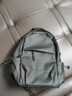 Walker Shop輕便小型雙肩包男運動(dòng)短途旅行學(xué)生書(shū)包迷你小尺寸通勤防潑水背包 黑色【皮膜款】 曬單實(shí)拍圖