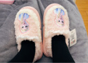 迪士尼（Disney）儿童棉拖鞋女童秋冬季保暖毛绒拖鞋居家室内防滑棉鞋粉\包跟34\35 实拍图