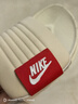 耐克（NIKE） OFFCOURT ADJUST 魔術(shù)貼女子一字拖沙灘涼拖鞋 DV1033-100 38 曬單實(shí)拍圖