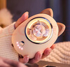 FAN HOME暖手寶充電式迷你便攜暖寶寶可愛(ài)生日禮物送女朋友老婆冬季禮品粉色小鹿-三擋調溫 曬單實(shí)拍圖