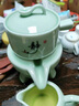 鳳陶凰（FENG TAO  HUANG）懶人自動(dòng)功夫茶具套裝家用泡茶壺石磨陶瓷沖茶神器喝茶茶杯配件 【6杯款】靜字白釉1壺6杯自動(dòng)套裝 曬單實(shí)拍圖
