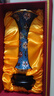 中外琺瑯美術(shù)館景泰藍(lán)花瓶擺件 故宮生日禮物 客廳辦公室桌面裝飾喬遷禮品送老師 單支裝 曬單實拍圖