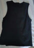 回力（Warrior）背心男純棉美式復古潮流無(wú)袖寬肩男士運動(dòng)健身籃球砍袖百搭打底衫 【純棉透氣】-黑#HL白LOGO XL 曬單實(shí)拍圖