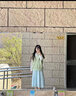歐若婷雅新款連衣裙女裝套裝2025年秋季韓版時尚氣質(zhì)針織馬甲裙子中長款 馬甲+襯衣+裙子 S 曬單實拍圖