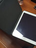 冉閱 ipad air2保護(hù)套真皮A1474 A1566 A1893蘋果簡約休眠皮套a1822殼 黑色_配送鋼化膜 Air1//Air2 曬單實拍圖