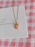 萬(wàn)裕金黃金吊墜三麗鷗足金999庫洛米黃金項鏈鎖骨鏈520生日禮物送女友 足金吊墜0.3克+鍍金鏈+證書(shū) 曬單實(shí)拍圖