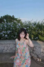 具趣碎花吊帶連衣裙女裝多巴胺女孩春季2025新款花邊拼接顯瘦減齡裙子 拼接花色吊帶連衣裙 L 95-120斤 曬單實拍圖