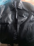 寶祺羊頭層牛皮外套春秋真皮皮衣男修身皮夾克中老年爸爸商務(wù)休閑真牛皮 黑色 3XL 曬單實(shí)拍圖