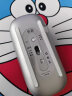 依选 M18无线鼠标三模蓝牙超薄鼠标可充电静音便携办公游戏适用于惠普华为华硕iPad台式笔记本电脑 太空银-磨砂【2.4G无线电量显示升级版】 实拍图