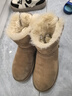 UGG秋季女士平底經(jīng)典休閑蝴蝶結短靴雪地靴1016501CHE|栗色36 曬單實(shí)拍圖