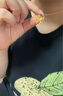 周大福 小版金絲羽蝶蝴蝶黃金吊墜(工費(fèi)380)約2.7g EOF1374 曬單實(shí)拍圖