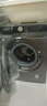 三星（SAMSUNG）10.5公斤  蒸汽除菌 AI智能控制 泡泡净洗 高温筒自洁 全自动滚筒洗衣机 洗烘一体WD10T504DBX/SC 灰 实拍图