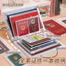 四季年華家庭證件收納包資料活頁(yè)a4b5收納冊證書(shū)票據檔案孕婦寶寶孕檢產(chǎn)檢孕期檔案冊文件夾文件袋 【粉色35個(gè)內頁(yè)】A4/B5/A5拉邊袋+3格卡袋 防水加厚 曬單實(shí)拍圖