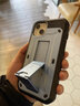 supcase 適用蘋果13手機(jī)殼防摔全包帶背夾帶隱藏收納支架iPhone13promax保護(hù)套 iPhone13-6.1英寸-酷睿黑 曬單實(shí)拍圖