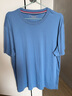 雅戈爾T恤男【純棉】微彈柔軟親膚圓領(lǐng)T純色短袖商務(wù)休閑運動(dòng)T恤 淺藍色VSPC533094IYA L 曬單實(shí)拍圖