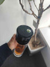 KEPE德國一鍵磁吸車(chē)載雙層隔熱玻璃杯便攜大容量男高檔茶水分離泡茶杯 黑色-雙層玻璃杯-提繩款400ml1只 曬單實(shí)拍圖