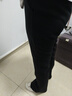 啄木鳥(niǎo)（TUCANO）毛呢微喇叭褲子女韓版2025秋冬高腰顯瘦垂感長(cháng)褲休閑百搭微喇褲潮 黑色(黑色) XL 建議110-120斤 曬單實(shí)拍圖