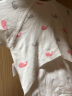 舒贝怡2件装婴儿衣服新春季款初生新生儿半背衣上衣睡衣内衣 粉白 52CM 实拍图