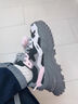FILA FUSION斐樂潮牌女鞋BIANCO厚底潮鞋硬糖鞋跑步鞋 黑舞鞋/丁香灰紫-TL 38 曬單實拍圖