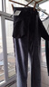 柒牌【含羊毛】牛仔褲男春秋厚款復(fù)合絨保暖休閑百搭直筒男褲 曬單實(shí)拍圖