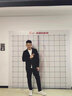 凡迪時(shí)尚（FANDISS）西裝男墜感休閑西服套裝男韓版痞帥輕熟小西裝外套裝西裝小西服 黑色【三件套】西服+西褲+短袖 2XL （160-175斤左右） 曬單實(shí)拍圖