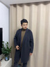 callisto卡利斯特【雙排扣 手工雙面羊毛大衣】秋冬男中長(cháng)款呢子外套保暖 深灰色 2XL （54碼） 曬單實(shí)拍圖