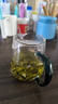 綠昌明月牙公道杯 玻璃茶漏一體茶水分離杯加厚耐熱泡茶杯茶具分茶器 公道杯400ml 曬單實(shí)拍圖