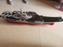 小魯班航空母艦積木山東遼寧艦軍事驅(qū)逐艦?zāi)Ｐ推囱b男孩兒童玩具生日禮物 遼寧艦【1875顆?！?曬單實拍圖