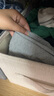 Q21【3A抑菌】?jì)和俑膳藕剐l褲男女童寶寶百搭寬松束腳運動(dòng)褲子春季 深花灰 120cm 曬單實(shí)拍圖