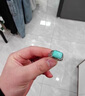 奢曼蒂（SHEMANDI）高品質(zhì)綠松石戒指戒面男女情侶款對戒鑲嵌工藝復(fù)古民族風(fēng)簡約百搭 綠色 0g 曬單實拍圖