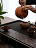 石茗堂2025新款電木茶盤家用功夫茶具輕奢簡約茶臺德國電膠木現(xiàn)代茶托盤 祥云嵌銅茶盤（咖啡料） 70*40*5cm 曬單實拍圖