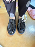 STUART WEITZMAN思緹韋曼 SW 女士漆皮流蘇裝飾單鞋樂(lè )福鞋皮鞋 MILA LIFT BLK PAT PATENT 黑色 36 曬單實(shí)拍圖