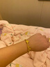 目染老鳳凰足金999黃金福袋手鏈女蛇年本命年古法520情人節(jié)禮物送女友 黃金福袋手鏈16CM（約5.6g） 曬單實拍圖