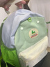 SHUKIKU兒童書(shū)包小學(xué)生背包防潑水幼兒園男女生大容量雙肩包 綠豆薄荷  S+碼 【3-5歲 托班-小班 】 曬單實(shí)拍圖