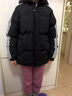 雅鹿冬季羽絨棉衣男士加厚保暖棉襖子面包服連帽寬松棉服百搭休閑外套 白色 XL (推薦 130-150斤) 曬單實(shí)拍圖