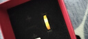 中國黃金（CHINA GOLD）黃金戒指足金寬面戒指男士戒指男友老公送對象爸爸父親節(jié)禮物 18#【約1.76g】 曬單實(shí)拍圖