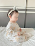 貝樂咿嬰兒衣服夏裝空調(diào)服長(zhǎng)袖純棉連體薄款新生兒長(zhǎng)短袖爬服寶寶哈衣 6718花草小熊+6715白熊貓 90cm 曬單實(shí)拍圖