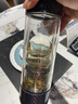 eno雙層高硼硅玻璃杯男耐高溫茶水分離泡茶水杯子情人節(jié)禮品定制 商務(wù)黑 350ml 1只 350ml 曬單實(shí)拍圖